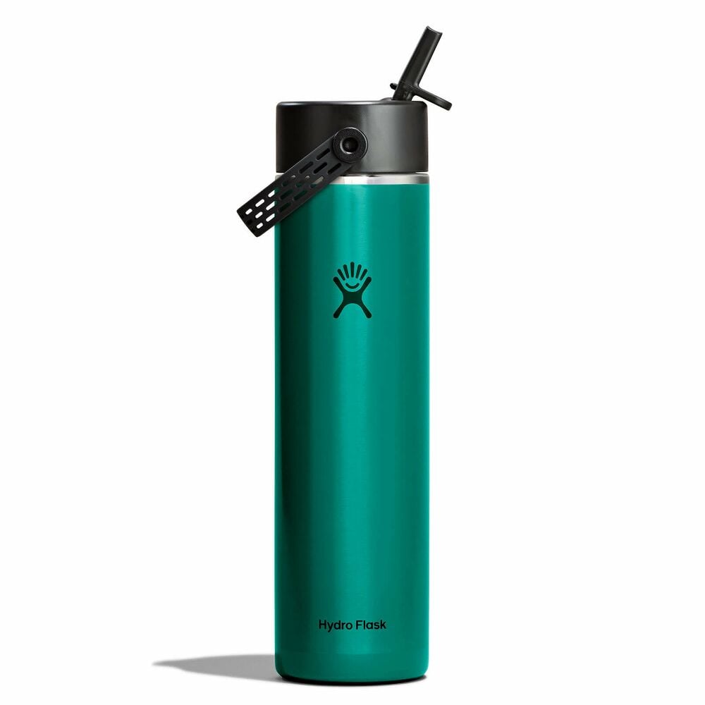 24 oz Lightweight Flex Straw Bottle - Emerald Green