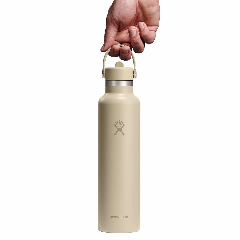 24 oz Standard Mouth with Flex Straw Cap - Tonal Oat